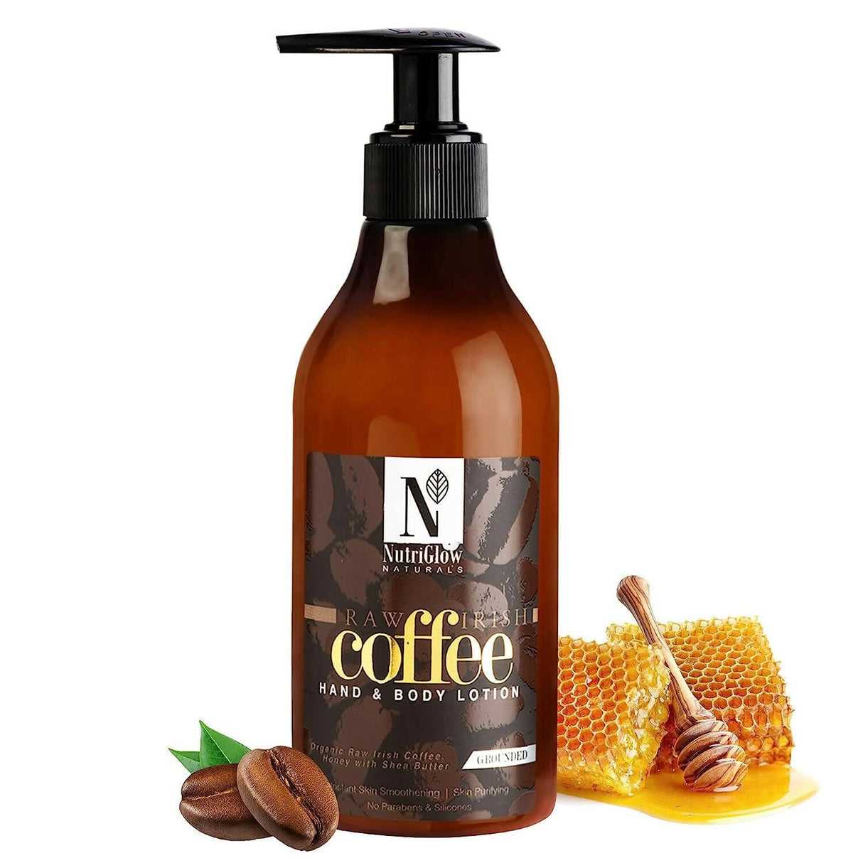 NutriGlow NATURAL'S Raw Irish Coffee Hand and Body Lotion