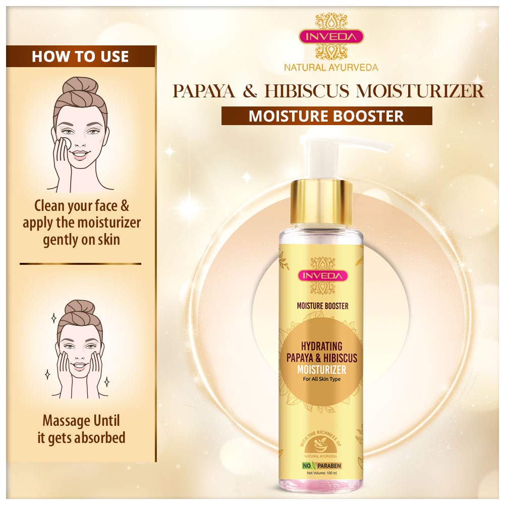Inveda Hydrating Papaya & Hibiscus Moisturizer