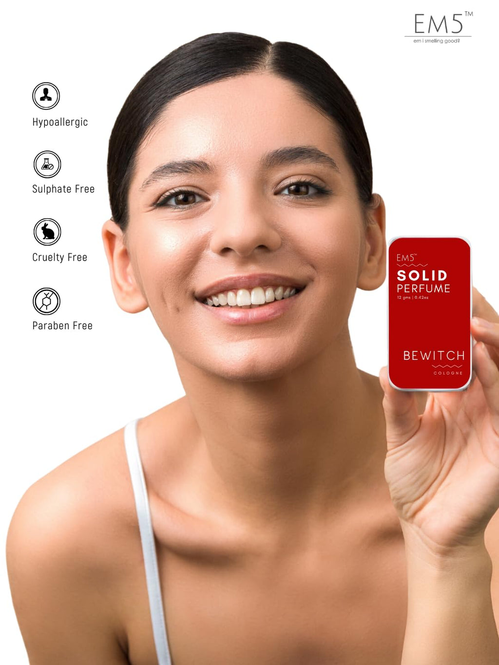 EM5™ Combo Pack of Alcohol Free Solid Perfumes | Woody Oud & Nomade for Men & Women | Non - Greasy Cologne | Strong & Lasting Fragrance | Gifting Pack for Him & Her - Vamzn#