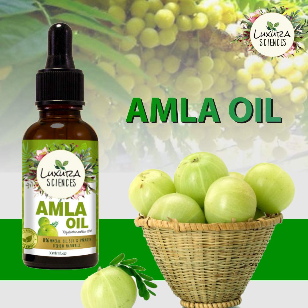 Luxura Sciences Organic Amla Oil for Hair Growth