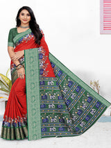 Navy Soft Chanderi Silk saree