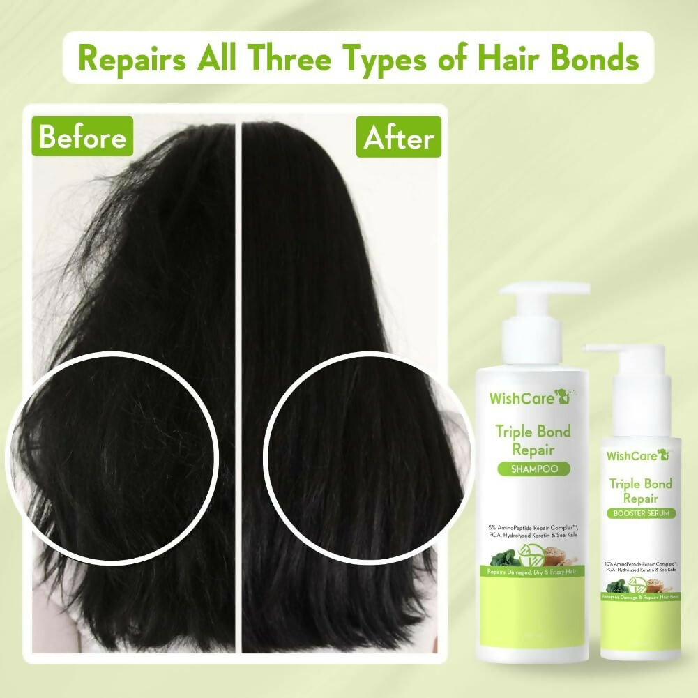 Wishcare Triple Bond Shampoo & Hair Growth Serum Combo