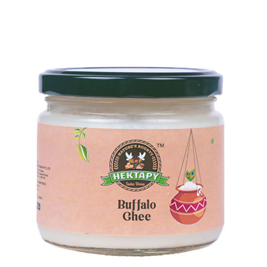 Hektapy Hand Churned Buffalo Ghee | Cultured Pure Desi Ghee | 100% Preservative Free