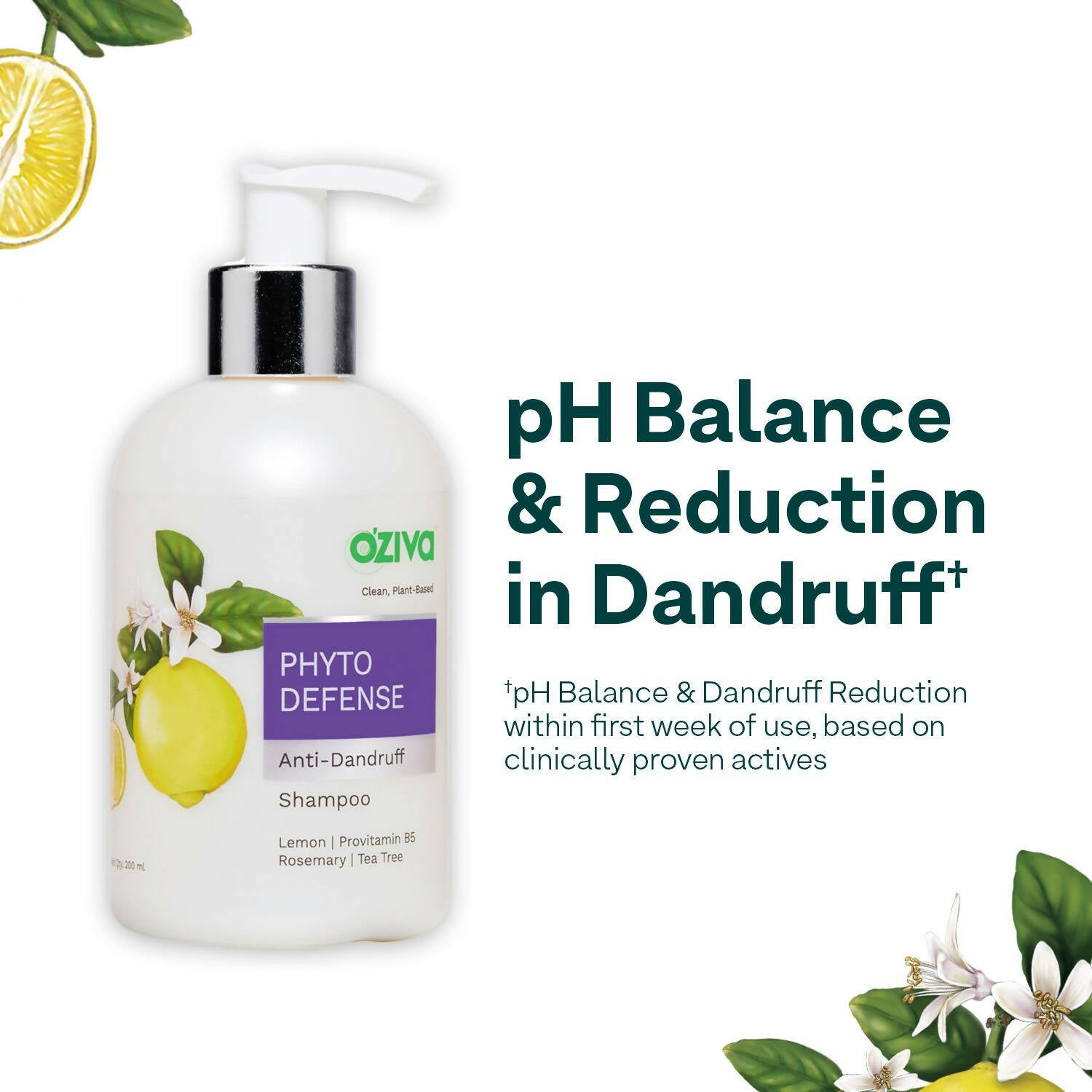 OZiva Phyto Cleanse Anti-Dandruff Shampoo