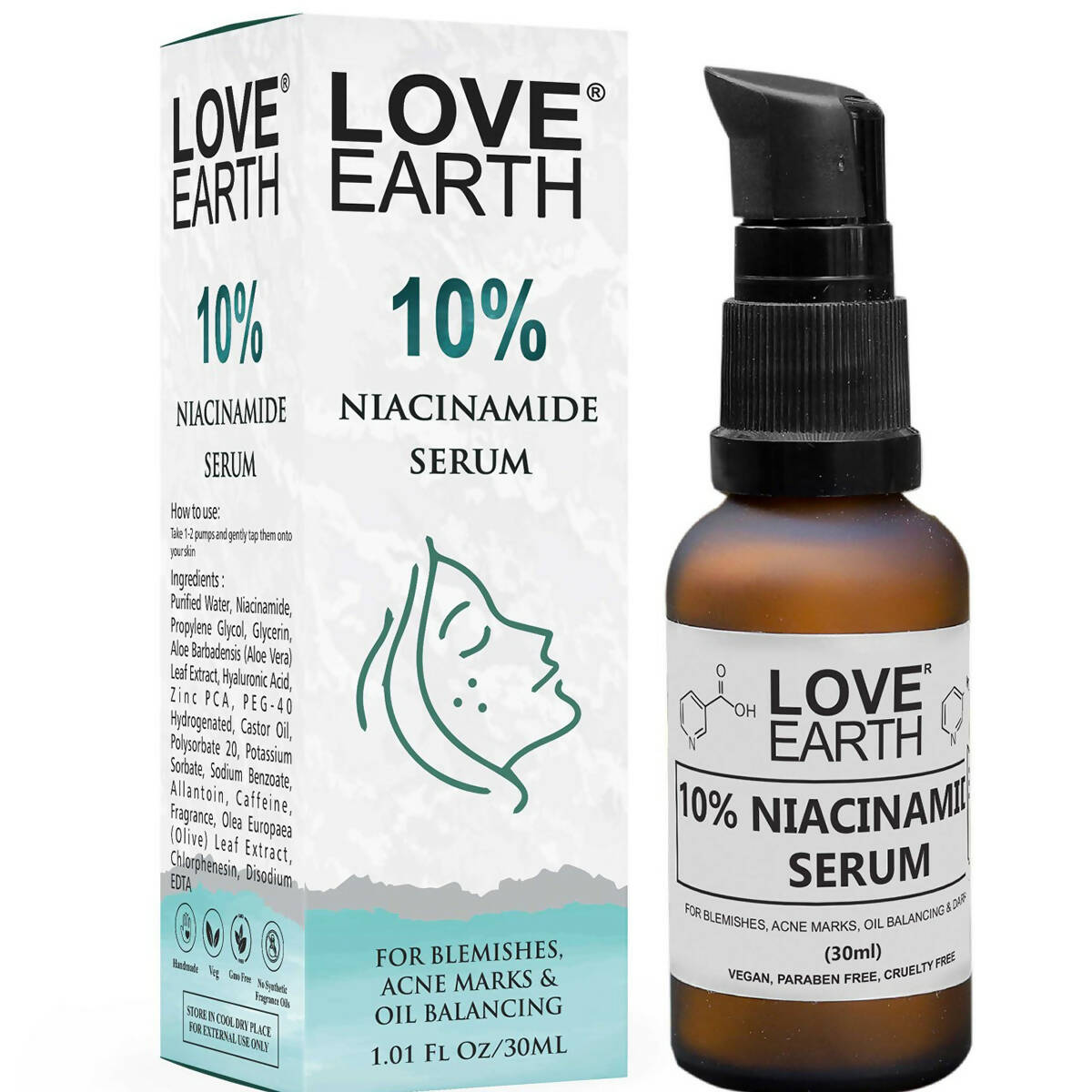 Love Earth 10% Niacinamide Serum