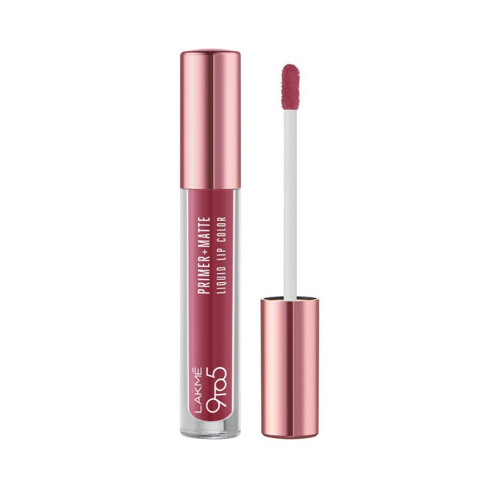 Lakme 9to5 Primer + Matte Liquid Lip Color - MP2 Power Pink