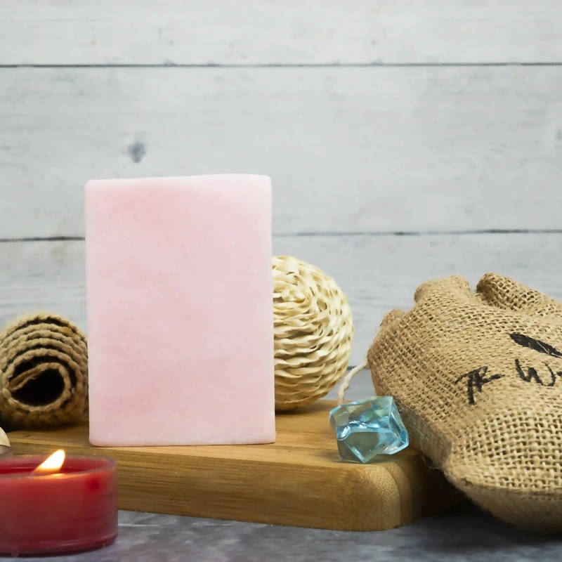 The Wellness Shop Rose Geranium And Saffron Rejuvenating Soap