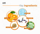 Love Earth Vitamin C & Glutathione Cream Scrub