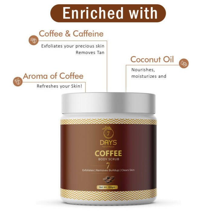 7 Days Coffee Body Scrub - Vamzn#