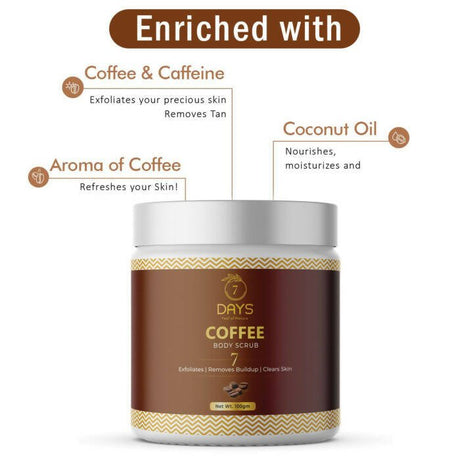 7 Days Coffee Body Scrub - Vamzn#