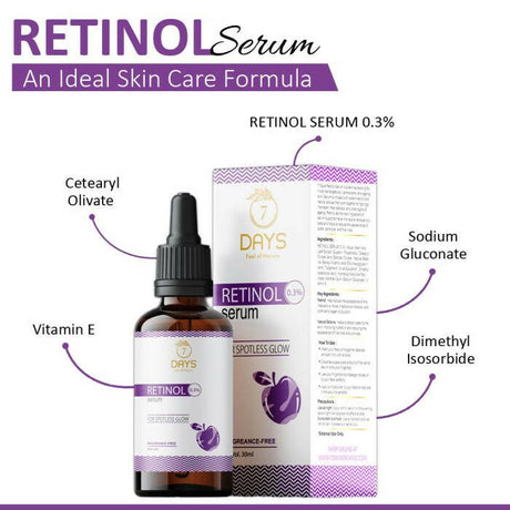 7 Days Organic Retinol Serum for Face - Vamzn#