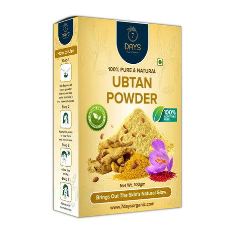 7 Days Ubtan Powder Face Pack - Vamzn#