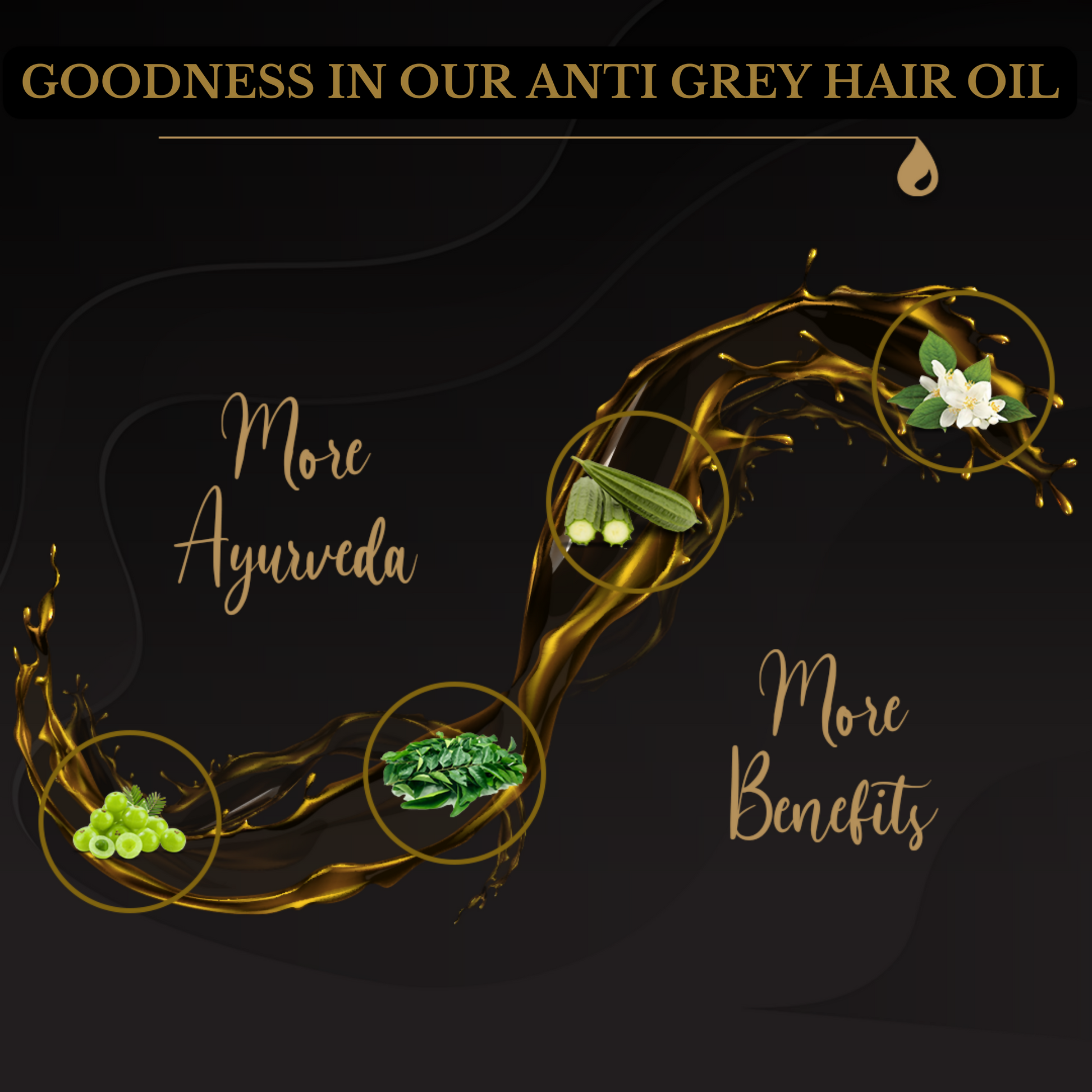 Prakruth Care Ayurvedic Anti Grey Hair Oil
