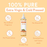 WishCare Premium Cold Pressed Castor Oil