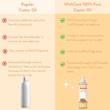 WishCare Premium Cold Pressed Castor Oil