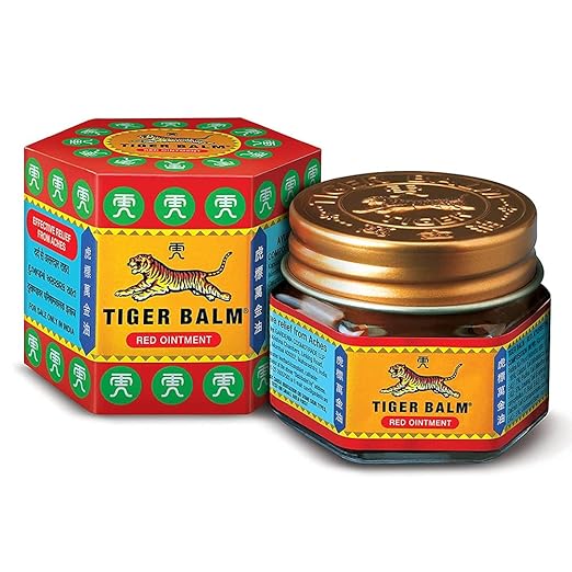 Tiger Balm Red Ointment | 21ml each | Pack of 4 | Ayurvedic Pain Relief Balm | for Effective Relief from Joint Pain, Back Pain, Body Pain, Knee Pain, Muscular Ache & Sprain | Combo Pack