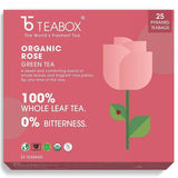 Teabox Organic Rose Green Tea Bags