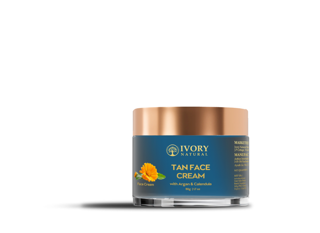 Ivory Natural Tan Face Cream For Sun Tan Protection