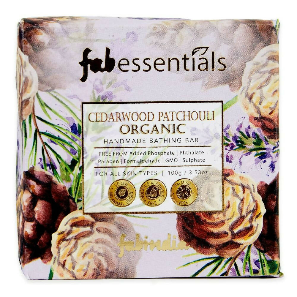 Fabessentials Cedarwood Patchouli Handmade Bathing Bar