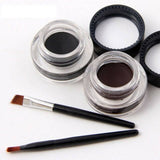 Favon Music Flower Pack Of Black and Brown Gel Eyeliners