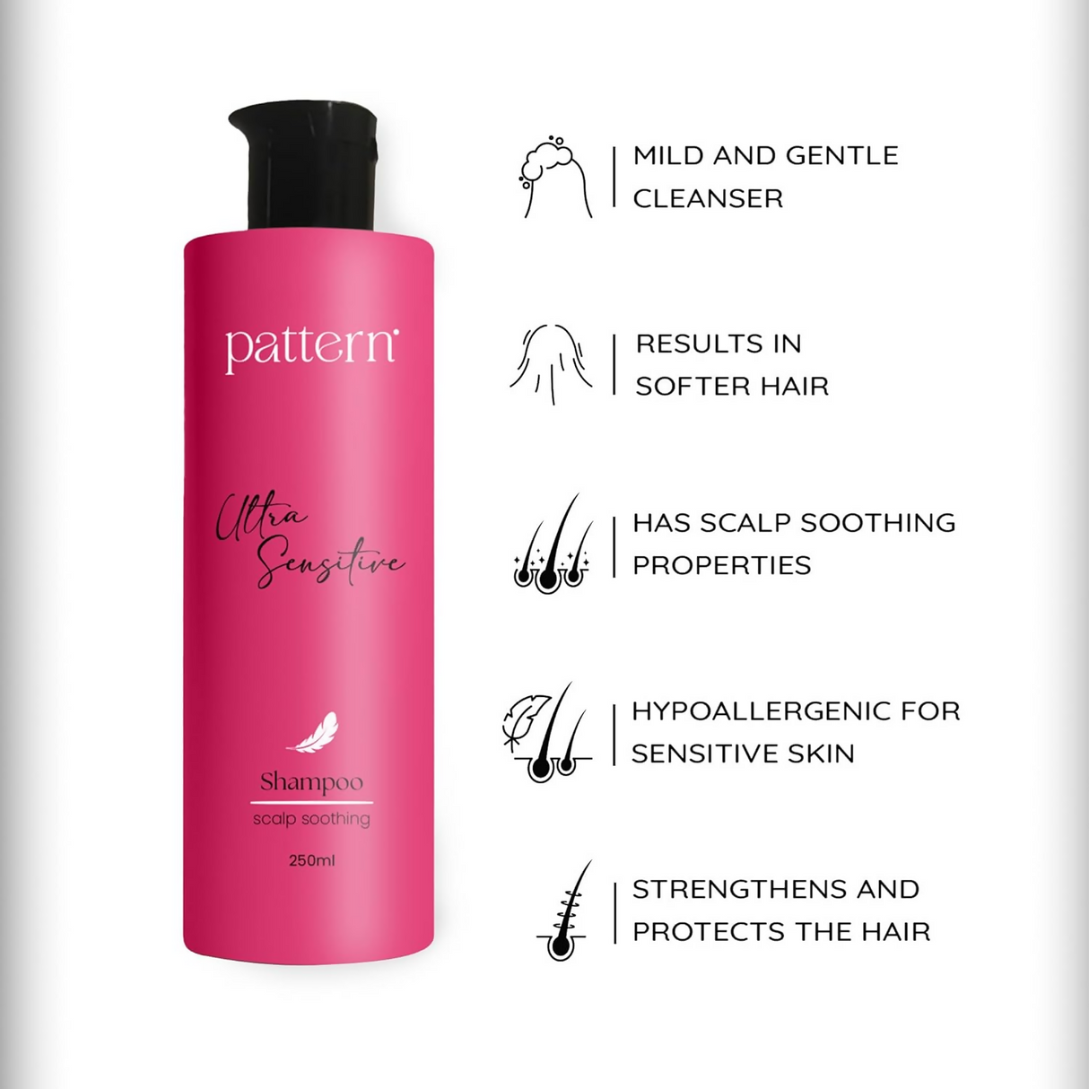 Pattern Ultra Sensitive Shampoo For Men & Women