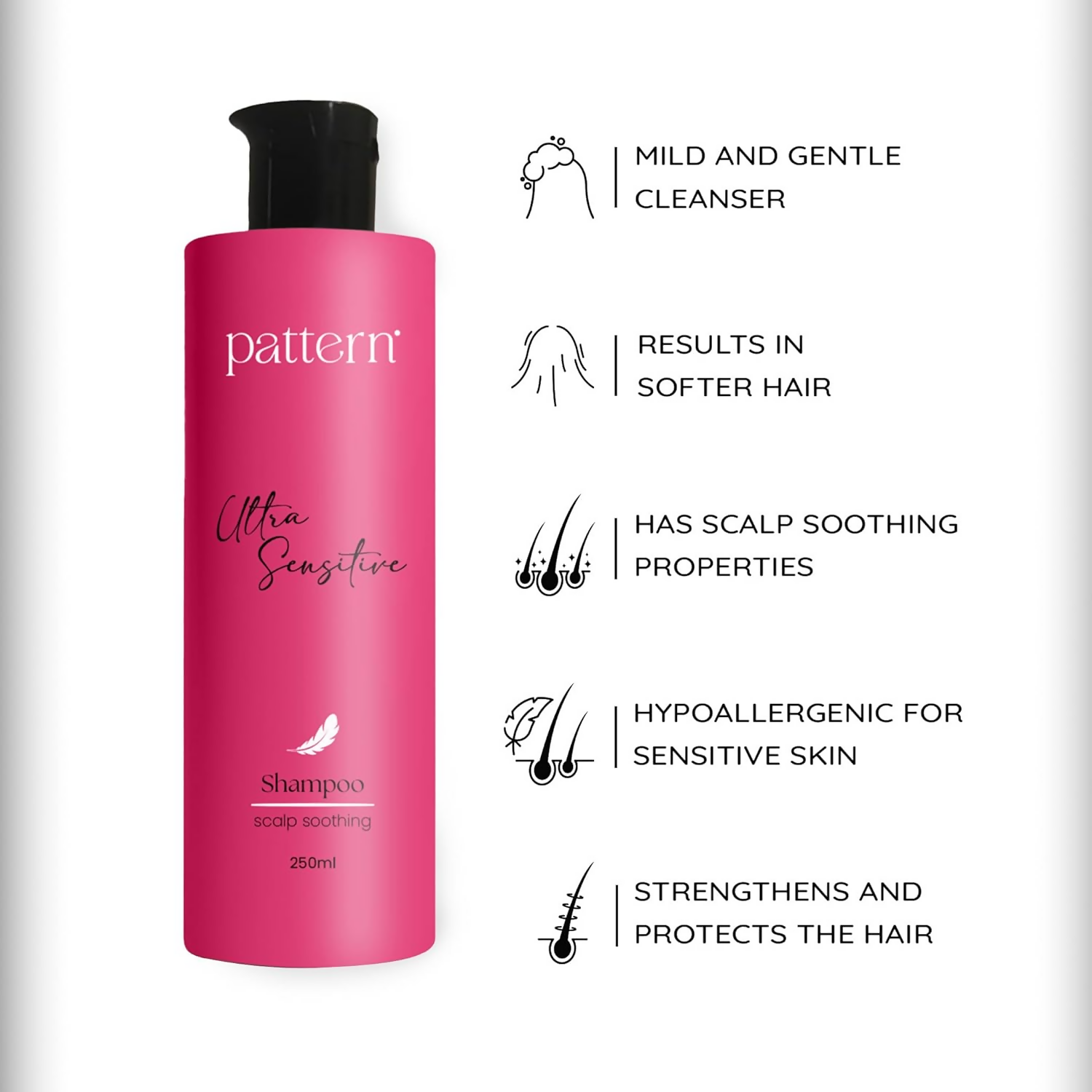 Pattern Ultra Sensitive Shampoo For Men & Women