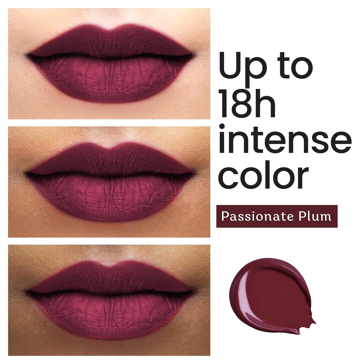 Color Cupid Matte Intense Color 18 - Hour Stay Liquid Lipstick | Infused with Hyaluronic Acid & Ceramide | Transfer Proof & Kiss Proof| Forever Love - Sweetheart Mocha | 1.5 ml - Vamzn#