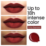 Color Cupid Matte Intense Color 18 - Hour Stay Liquid Lipstick | Infused with Hyaluronic Acid & Ceramide | Transfer Proof & Kiss Proof| Forever Love - Sweetheart Mocha | 1.5 ml - Vamzn#