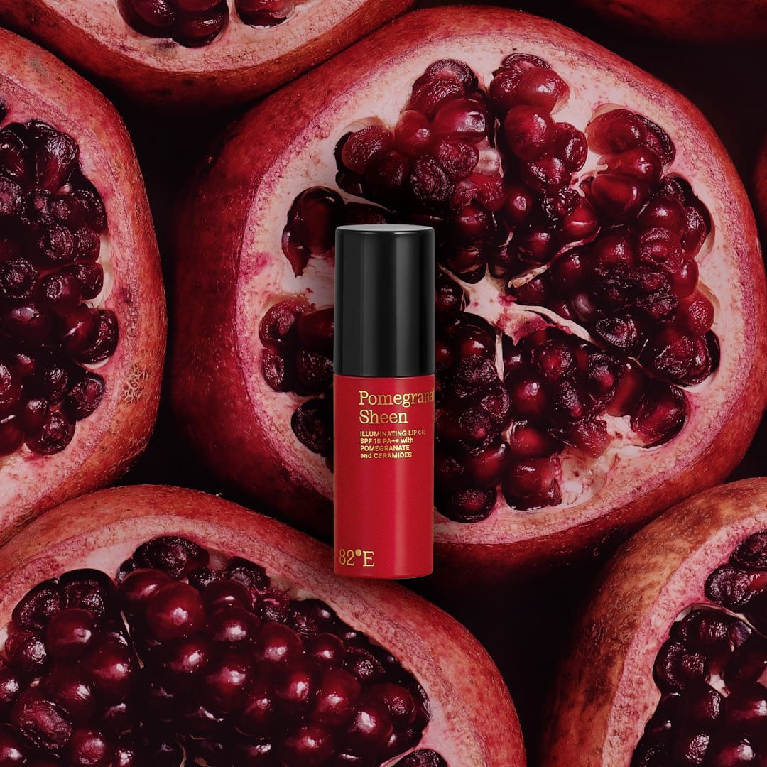 82°E Pomegranate Sheen | SPF 15 PA++ - Vamzn#