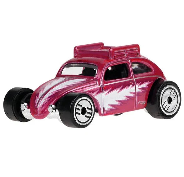 Hot Wheels Ultra Hots Retro 2024 Edition 1:64 Scale Custom Volkswagen Beetle Pro Die-Cast Vehicles with Full Front & Rear Decoration VUM Parts for Ages 3+