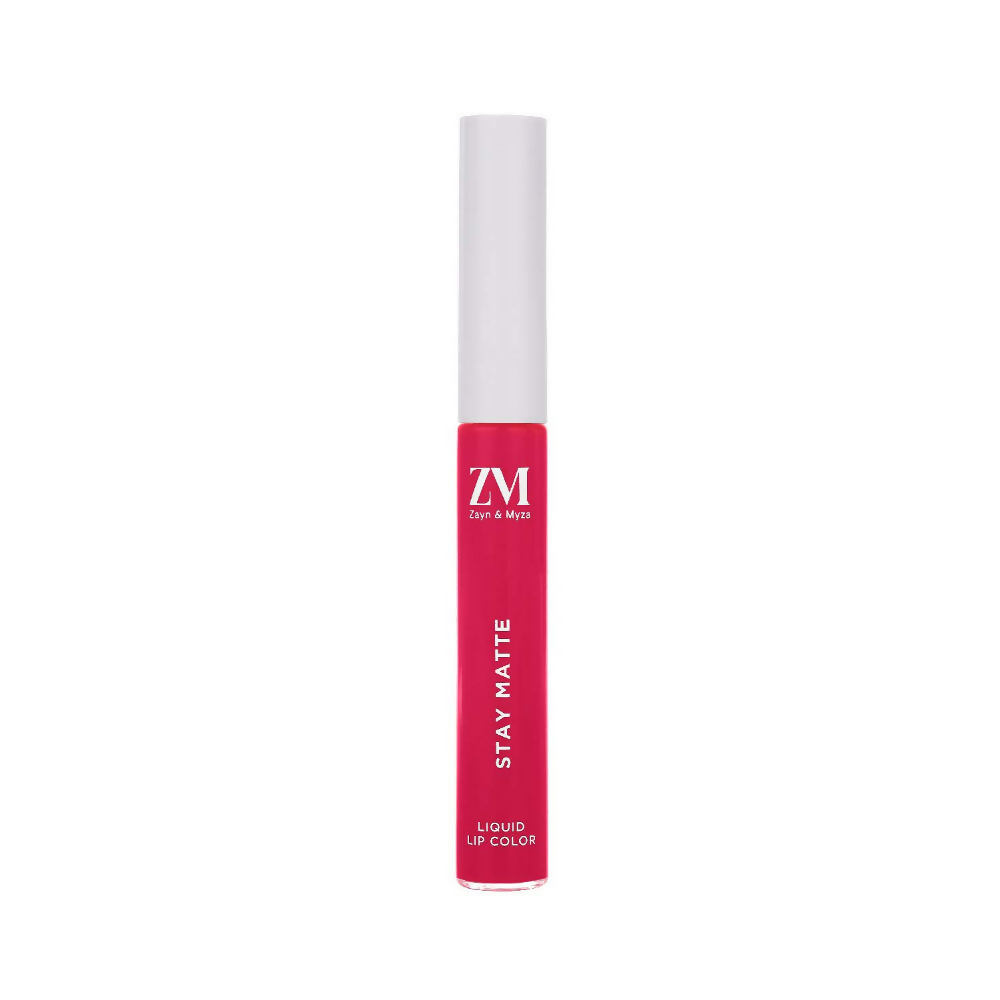 Zayn & Myza Stay Matte Liquid Lip Color - 03 Pink Flamingo