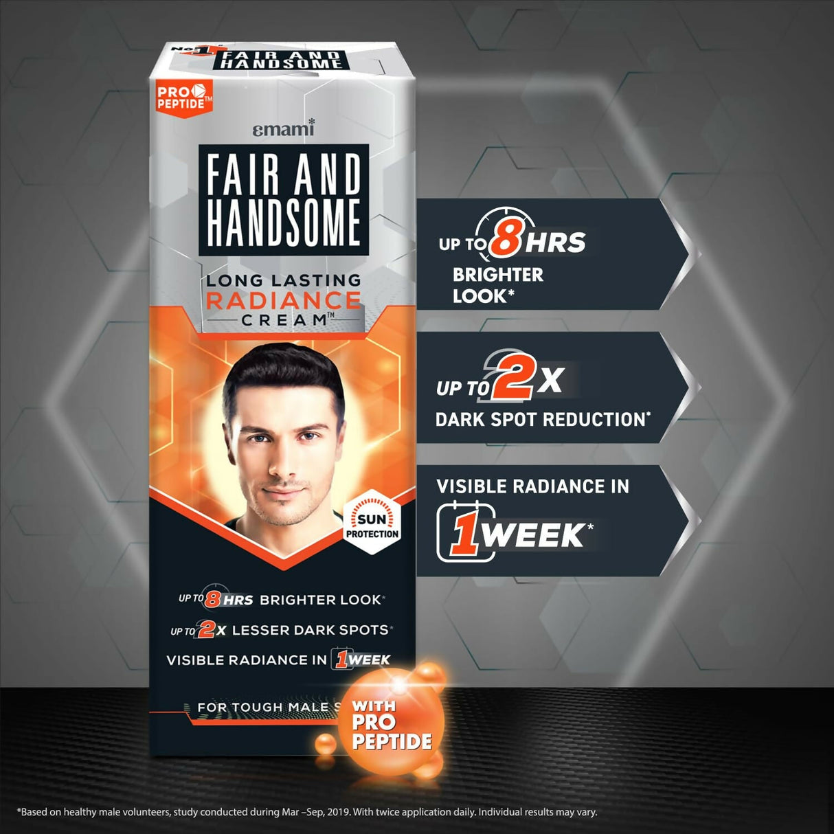 Fair and Handsome Long Lasting Radiance Cream Pro-Peptide