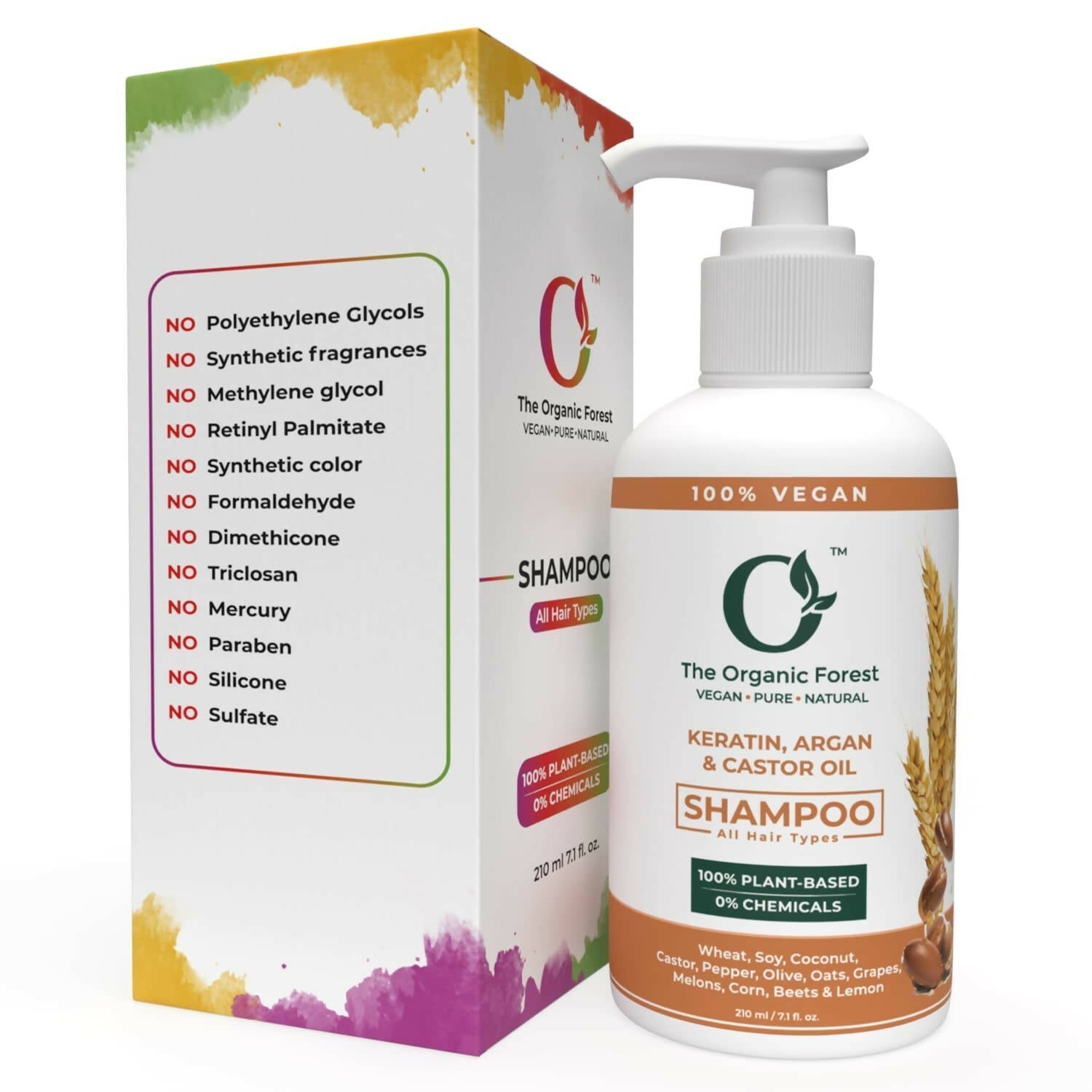 The Organic Forest Apple Cider Vinegar, Tea Tree & Rosemary Shampoo