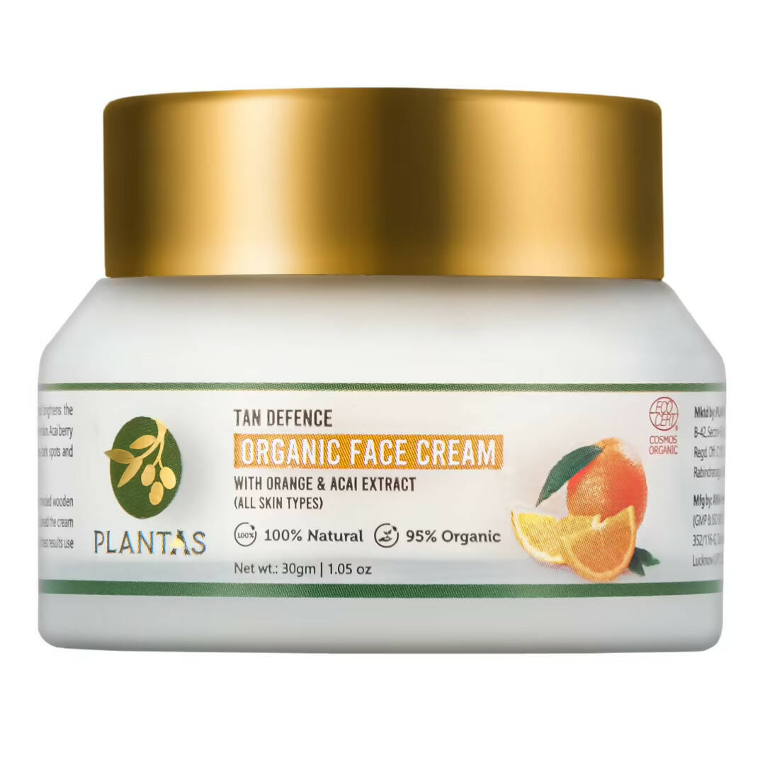 Plantas Tan Defence Organic Face Cream