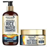 Wishcare Fermented Rice Water Shampoo & Hair Mask Combo - Strength & Growth Formula