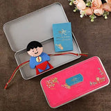 Superman Kids Rakhi & Besan Laddoos