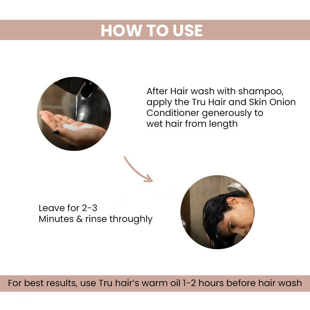 Tru Hair & Skin Onion Conditioner