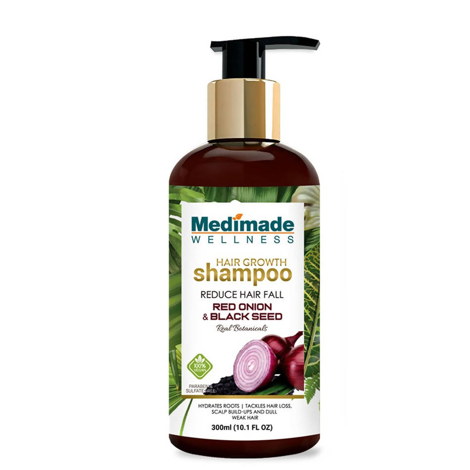 Medimade Wellness Red Onion and Black Seed Hair Growth Shampoo