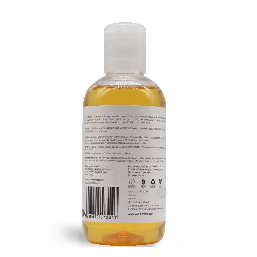 Vedi Herbals Peppermint Liquid Castile Soap