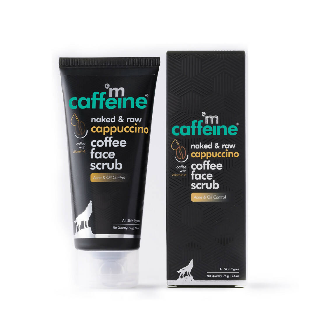 mCaffeine Naked & Raw Cappuccino Coffee Face Scrub