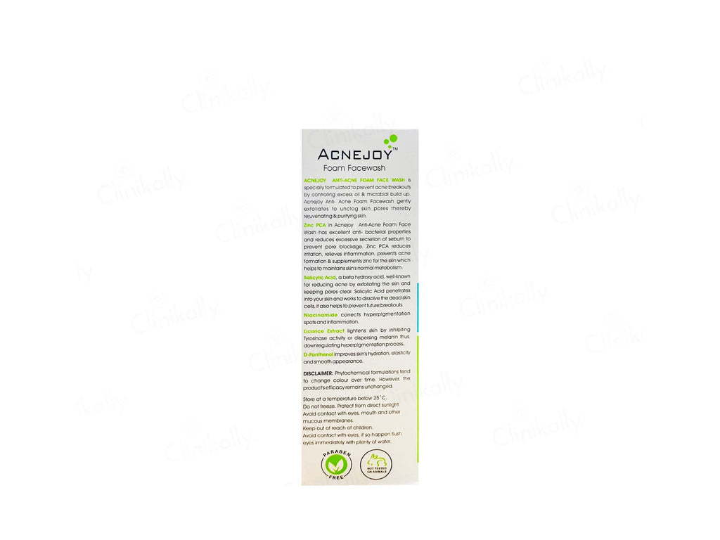 Acnejoy Anti-Acne Foam Facewash