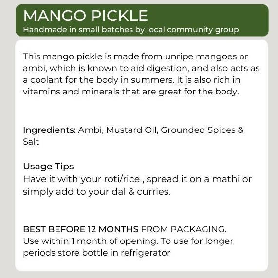 Organic Potli Raw Mango Pickle