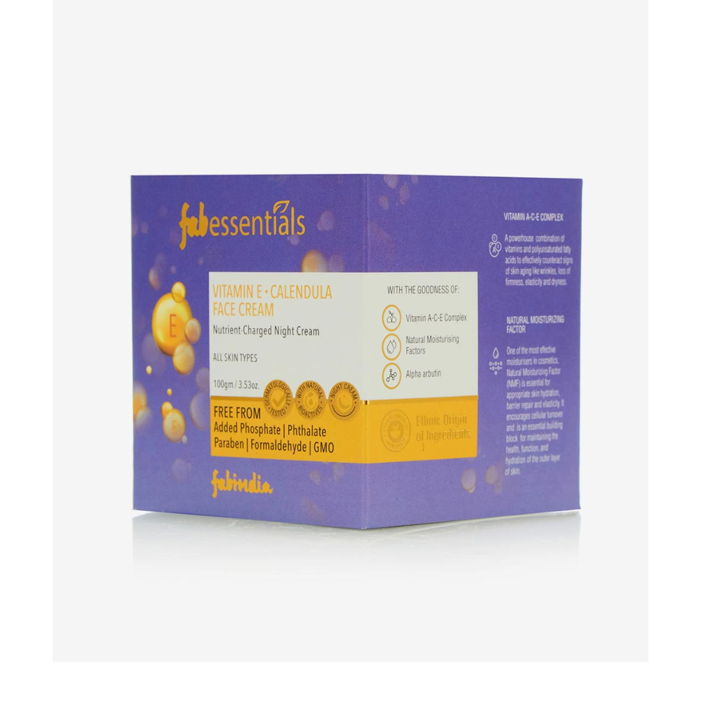 Fabessentials Vitamin E Calendula Face Cream