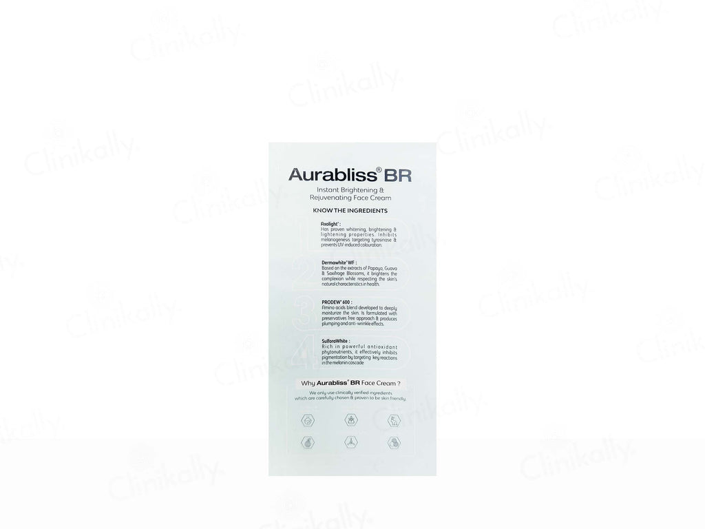 Aurabliss BR Instant Brightening & Rejuvenating Face Cream