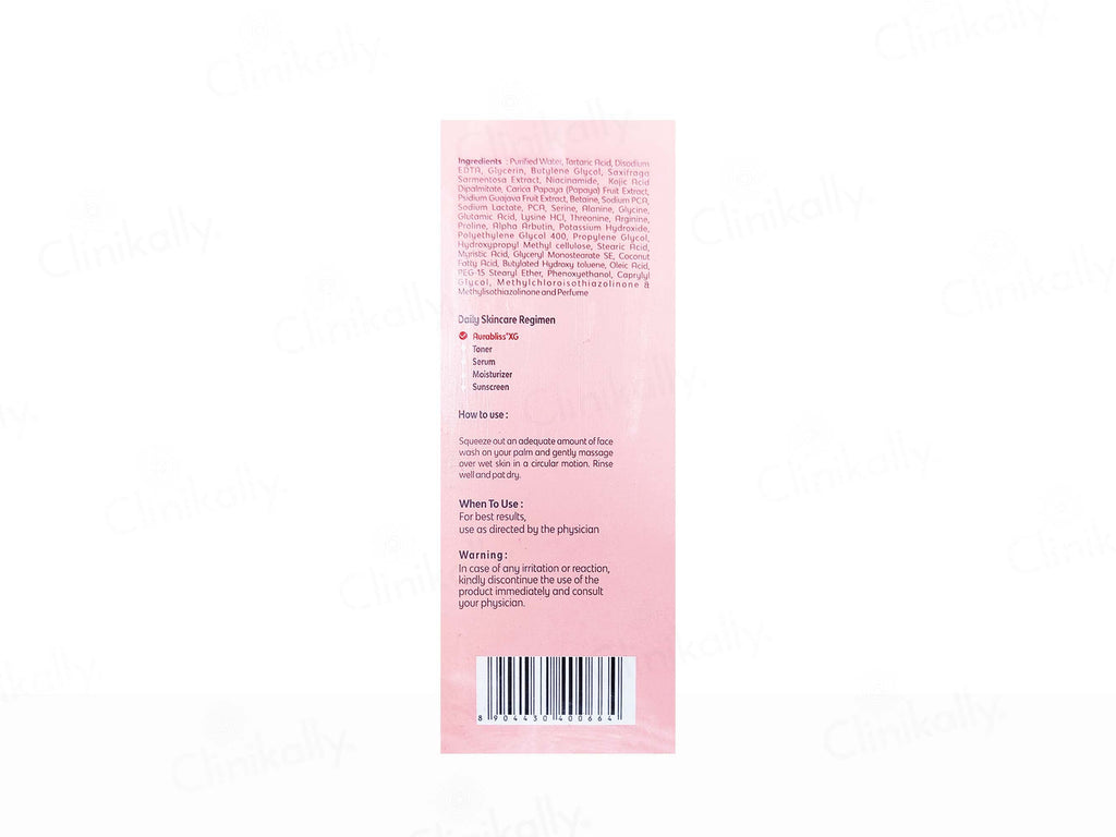 Aurabliss XG Brightening & Replenishing Facewash