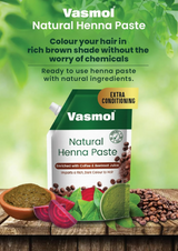 Vasmol Natural Henna Paste Ready To Use