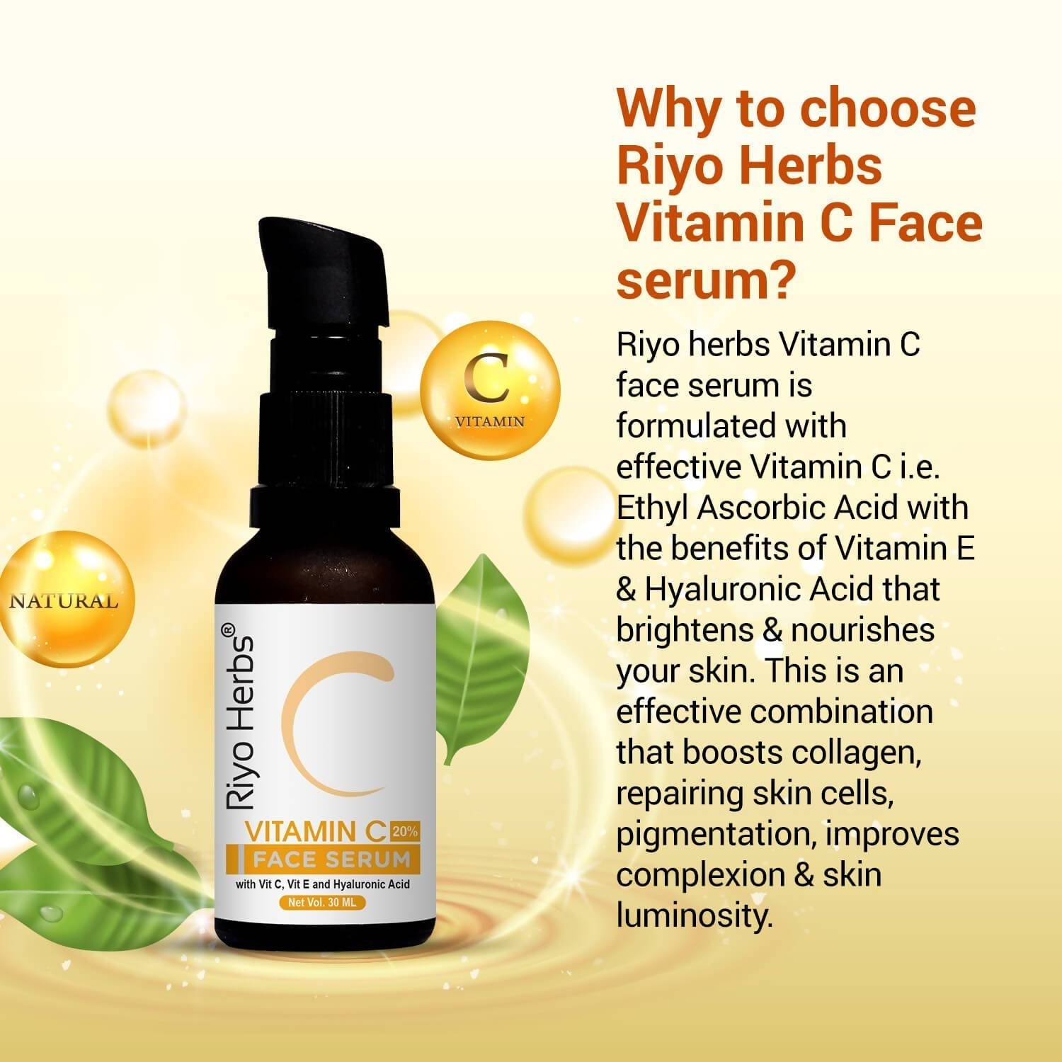Riyo Herbs Vitamin C Face Serum