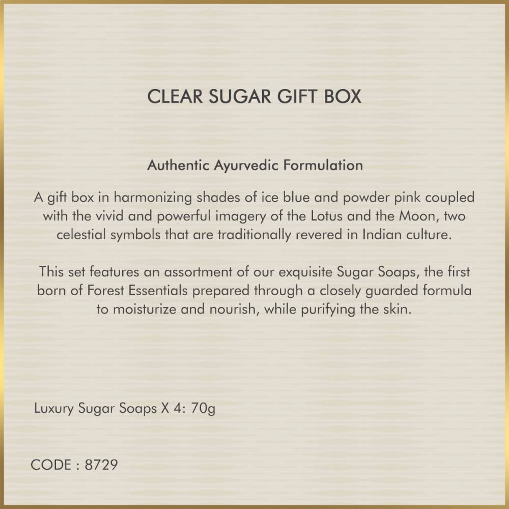 Forest Essentials Clear Sugar Gift Box