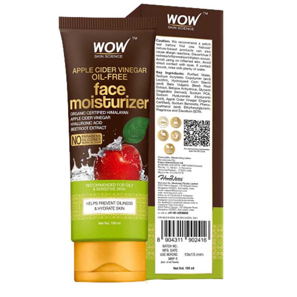 Wow Skin Science Apple Cider Vinegar Oil Free Face Moisturizer