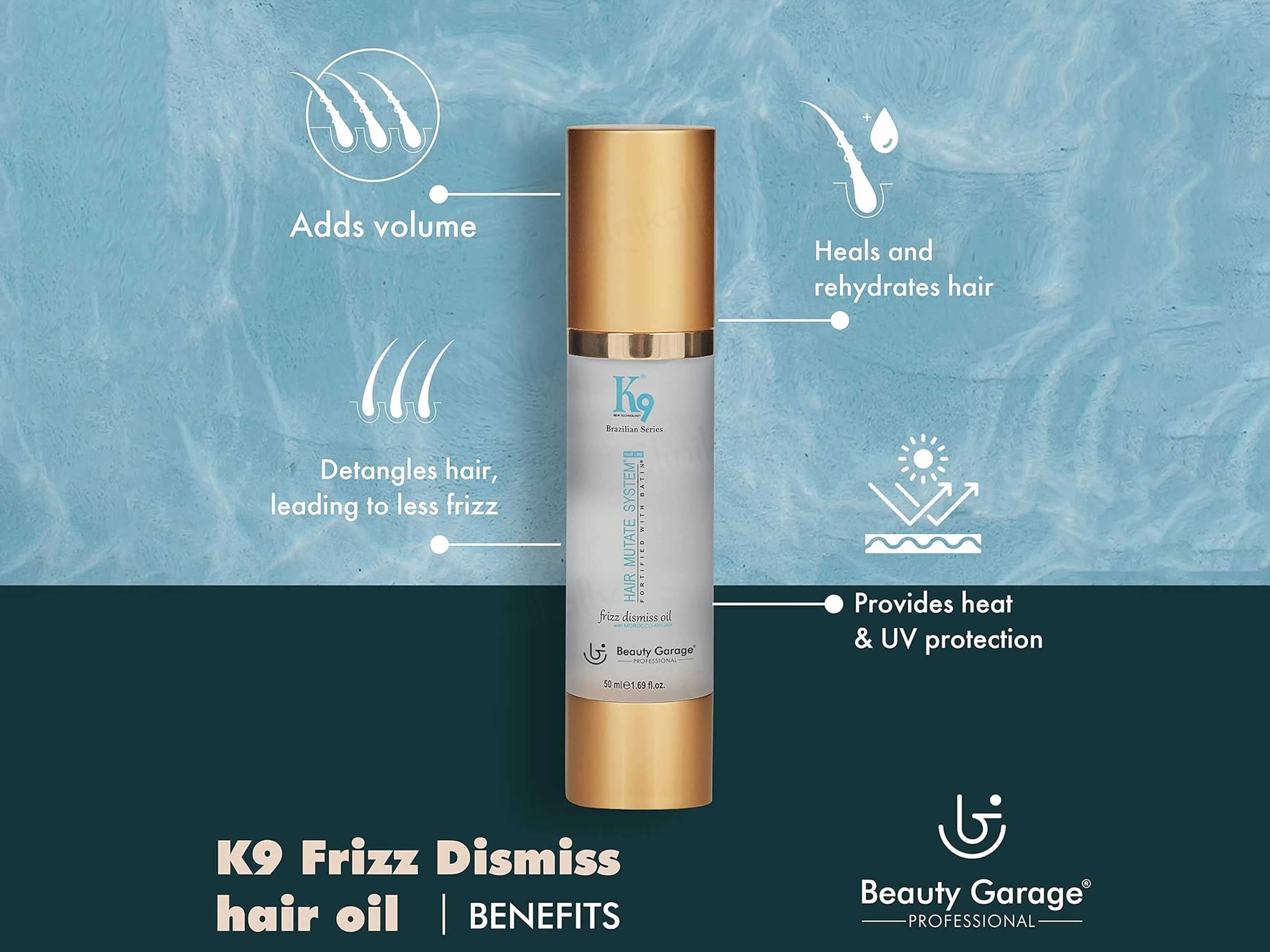 Beauty Garage K9 Frizz Dismiss Hair Oil